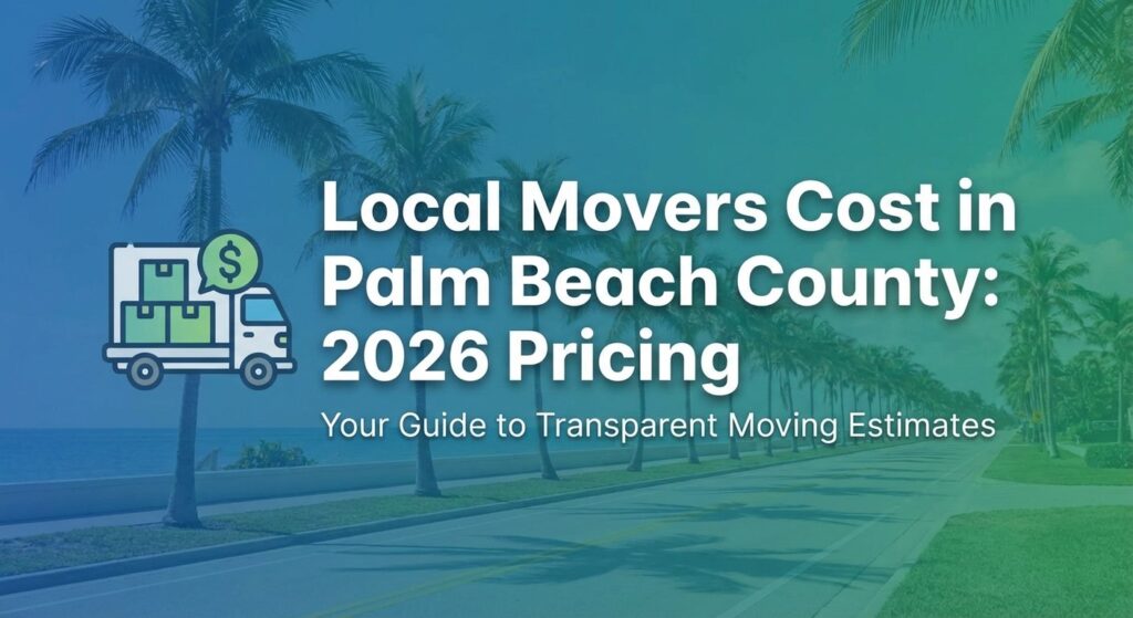 Local Movers Cost in Palm Beach County: 2026 Pricing