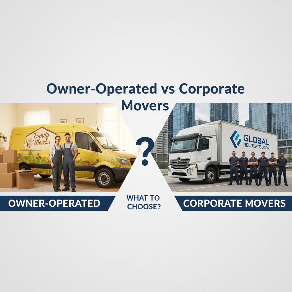 Owner-Operated vs Corporate Movers: What to Choose