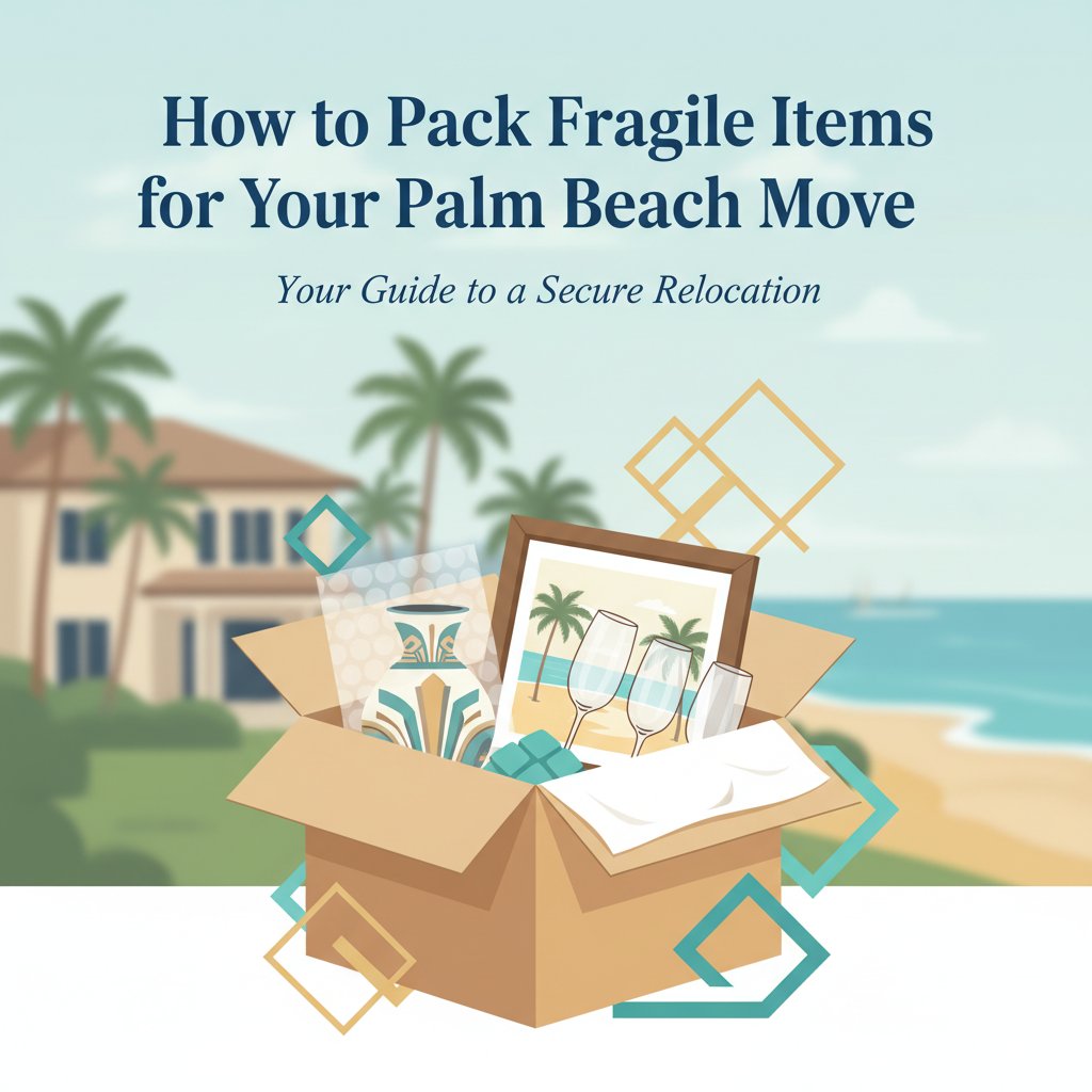 How to Pack Fragile Items for Your Palm Beach Move