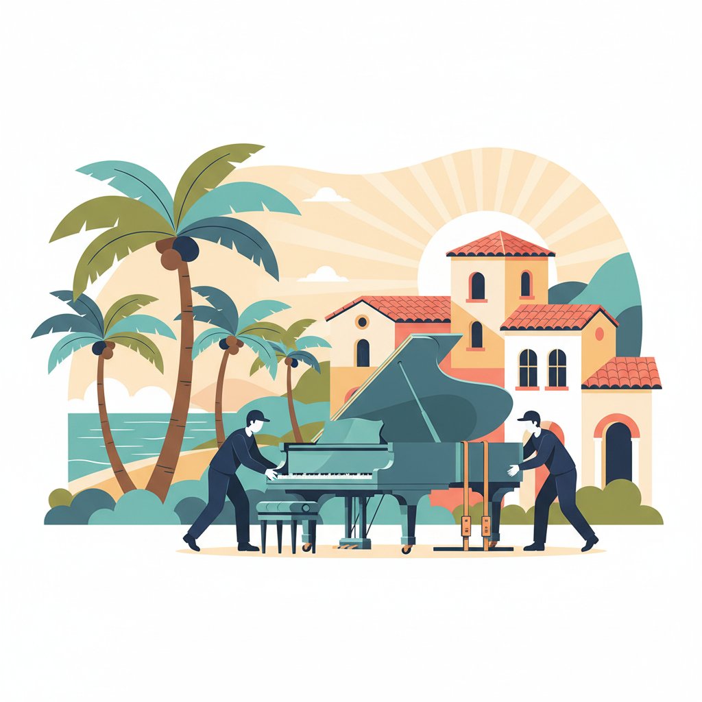 Piano Moving Costs in Palm Beach County