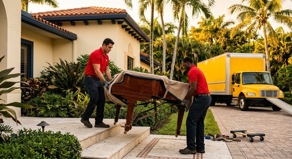 Moving a Piano in Palm Beach County