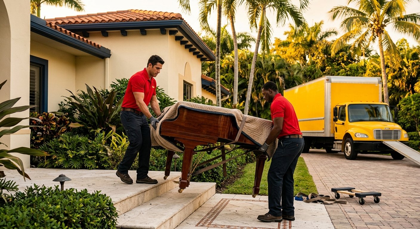 Moving a Piano in Palm Beach County