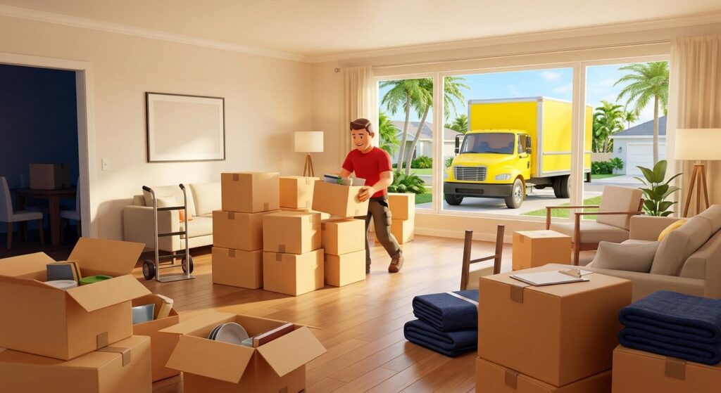 How to Unpack Efficiently After a Local Move
